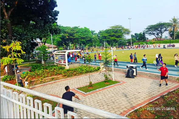 Alun-Alun Cirimekar Jadi Sarana Rekreasi dan Berolahraga Gratis Warga Cibinong Cibinong
