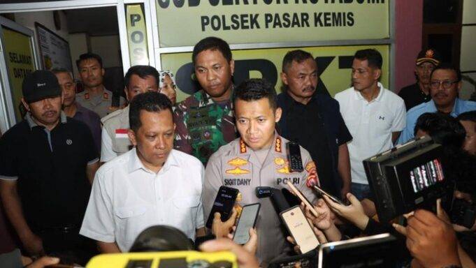 Ini Peran 3 Tersangka Bentrokan di Pasar Kutabumi Tangerang kapolres tangerang