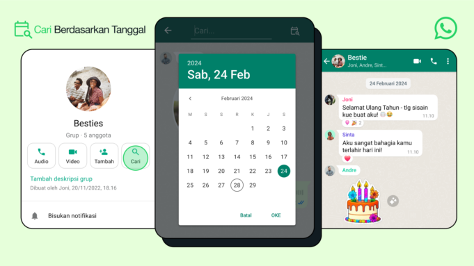 Ini Cara Mencari Pesan WhatsApp Berdasarkan Tanggal