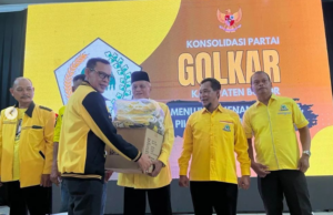 DPD Golkar Kabupaten Bogor Sambangi DPC Gerindra, Bahas Pilkada 2024 Jaro Ade di acara Kegiatan Konsolidasi Partai Golkar Kabupaten Bogor pada Desember 2023. (Instagram @golkar_kab_bogor)