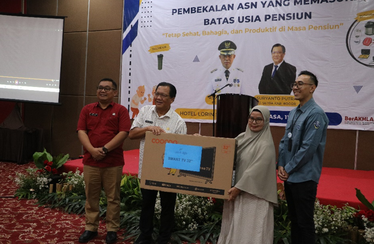 Sosialisasi Anti Korupsi dan Internalisasi Core Value BerAKHLAK yang dilaksanakan pada Tanggal 20-22 Mei 2024 bertempat di Lido Lake Resort, Bogor