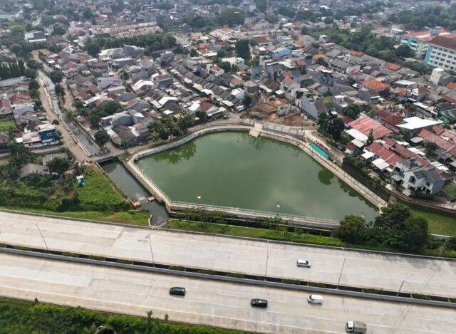 Tandon untuk mengatasi banjir di Tangsel (Instagram @humaskotatangsel) Tandon untuk mengatasi banjir di Tangsel (Instagram @humaskotatangsel)
