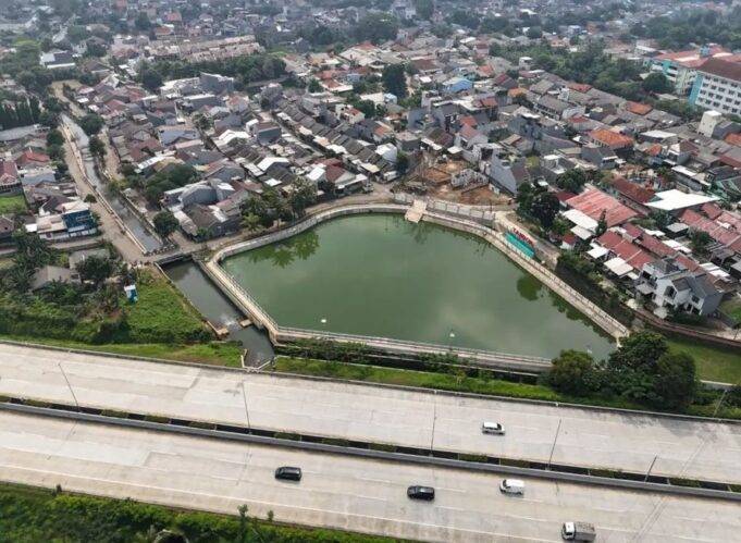 9 Tandon Baru Dibangun Pemkot Tangsel untuk Kendalikan Banjir Tandon untuk mengatasi banjir di Tangsel (Instagram @humaskotatangsel)