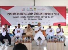 Dinas Kebudayaan dan Pariwisata Kabupaten Bogor Gelar Pameran Pariwisata dan Seni Kontemporer di Rest Area Puncak
