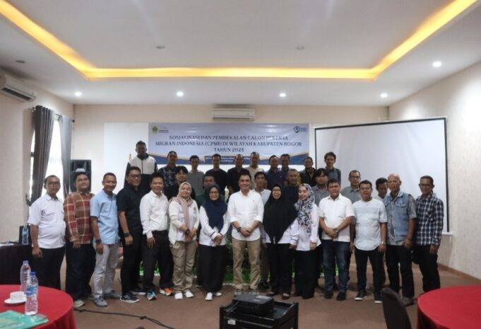 Dinas Tenaga Kerja Adakan Sosialisasi dan Pembekalan Calon Pekerja Migran Indonesia (CPMI) di Wilayah Kabupaten Bogor