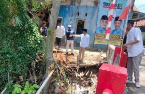 Kunjungi Desa Rawapanjang, Calon Wakil Bupati Bogor Jaro Ade Siap Perbaiki Infrastruktur di Kabupaten Bogor
