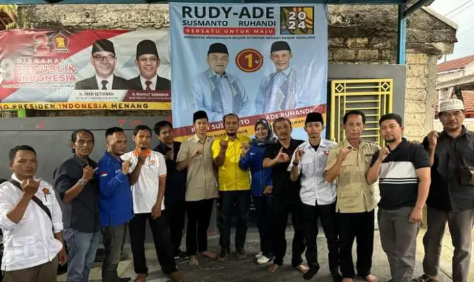 Tim Koalisi Pemenangan Rudy Susmanto – Jaro Ade Target Raih 80 Persen Suara di Kecamatan Cibungbulang