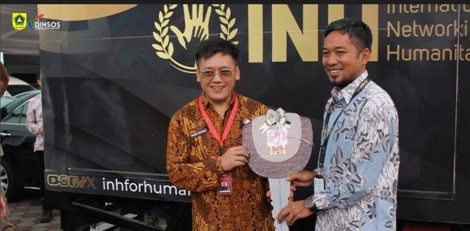 Dinas Sosial Kabupaten Bogor Menerima Hadiah Dua Unit Mobil Dapur Umum dan Logistik dari International Networking for Humanitarian (INH)