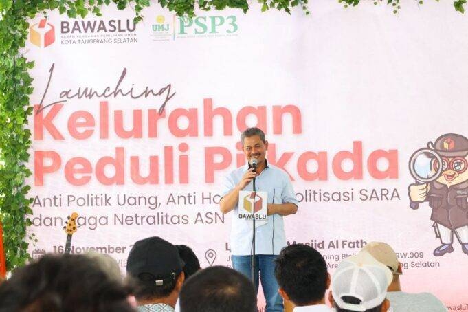 Tabrani Imbau Masyarakat Aktif dan Jaga Kualitas Penyelenggaraan Pilkada di Tangsel