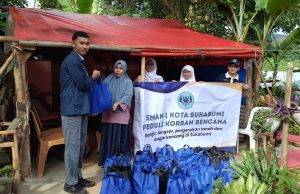 SMAN di Kota Sukabumi Peduli Siswa Korban Bencana di Kabupaten Sukabumi, Kepala KCD Pendidikan Wilayah V Beri Apresiasi