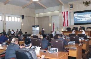 Rapat Paripurna Awal Tahun, DPRD Kabupaten Sukabumi Ajukan Tiga Raperda