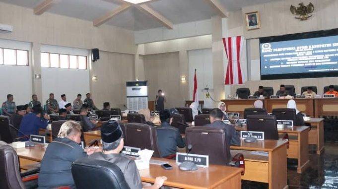Rapat Paripurna Awal Tahun, DPRD Kabupaten Sukabumi Ajukan Tiga Raperda