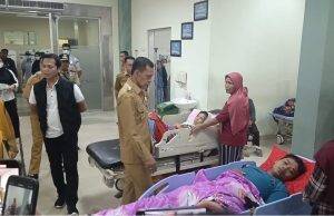 Jaro Ade Sapa Pasien RSUD Leuwiliang di Momen Kegiatan Sidak