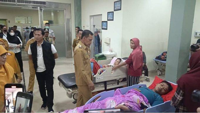 Jaro Ade Sapa Pasien RSUD Leuwiliang di Momen Kegiatan Sidak