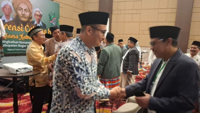 Ketua DPRD Kabupaten Bogor Sastra Winara Hadiri KONFERCAB Pengurus Cabang Nahdlatul Ulama (PCNU) Untuk Membangun Keumatan di Bumi Tegar Beriman