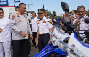 Bupati Bogor Rudy Susmanto Meluncurkan Uji Berkala Kendaraan Bermotor Keliling di Area Stadion Pakansari Bupati Bogor Rudy Susmanto. (ist)