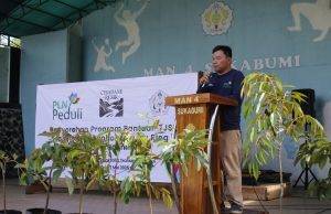 Ribuan Pohon Ditanam Serentak di MAN 4 Purabaya dalam Kolaborasi PLN dan Cisadane Resik