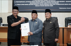 DPRD Kabupaten Sukabumi Gelar Rapat Paripurna Bahas LKPJ Bupati Tahun Anggaran 2024, Sejumlah Rekomendasi Pun Disampaikan
