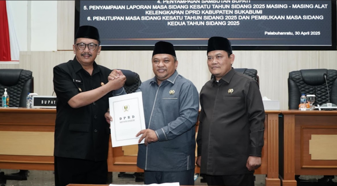 DPRD Kabupaten Sukabumi Gelar Rapat Paripurna Bahas LKPJ Bupati Tahun Anggaran 2024, Sejumlah Rekomendasi Pun Disampaikan