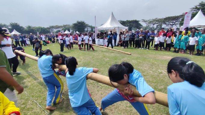 Ribuan Peserta Antusias Ikuti Invitasi Ortrad Jenjang SD Tingkat Kabupaten Bogor