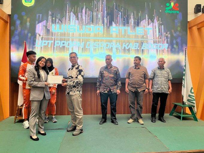 Dispora Kabupaten Bogor Gelar Pelepasan 38 Atlet PPOPM Tahun Angkatan Kelulusan 2024 /2025