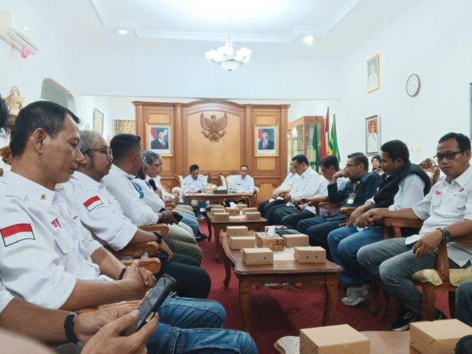 Membangun Sinergisitas dengan Media, PWI Kabupaten Sukabumi Gelar Audensi Bersama Pemkab: Dukung Program Pembangunan Daerah