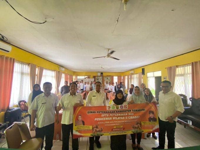 Kepala Dinas Peternakan Kabupaten Sukabumi Hadiri Kegiatan Rapat Koordinasi Kesehatan Hewan dan Kesehatan Masyarakat Veteriner