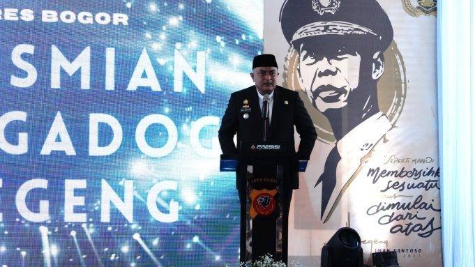 Bupati Bogor Rudy Susmanto Beri Apresiasi Terhadap Peresmian Pos Polisi Gadog Hoegeng