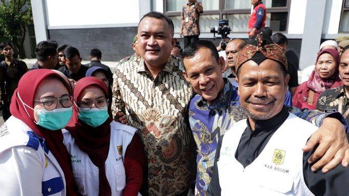 Bupati Bogor Rudy Susmanto Hadiri Gebyar Pelayanan Terpadu di Kecamatan Cijeruk, Ini yang Disampaikanya