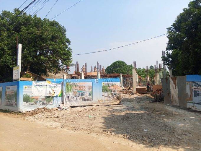 Proyek Puskesmas di Desa Cogreg Senilai 6 Miliar Rusak Bangunan Mushola