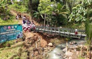 Meningkatkan Ekonomi dan Sosial Warga Sukabumi, Jembatan Panel Garuda Resmi Dibuka