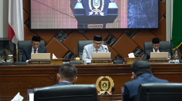 Gelar Rapar Paripurna, DPRD Kabupaten Bogor Agendakan Penyampaian dan Tanggapan Terhadap Sejumlah Raperda