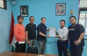 Sekretaris PWI Kabupaten Sukabumi, Secara Resmi Laporkan Hasil Berita Acara Rapat Pleno Penunjukkan Plt Ke PWI Jawa Barat
