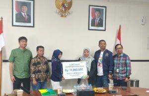 BPJS Ketenagakerjaan Kantor Cabang Sukabumi Serahkan Santunan Kematian kepada Keluarga Ketua PWI Kabupaten Sukabumi