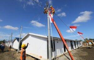BUMN Bangun Huntara di Aceh Tamiang, Danantara Sinergikan PLN Sambung Listrik Untuk Rumah dan Fasum