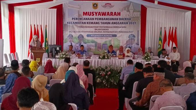 Infrastruktur Jalan Jadi Isu Paling Nyaring di Musrenbang Kecamatan Kemang