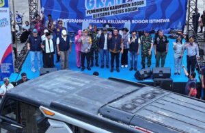 Gulirkan Program Mudik Gratis, Bupati Bogor Rudy Susmanto Melepas 77 Armada Bus di Stadio Pakansari