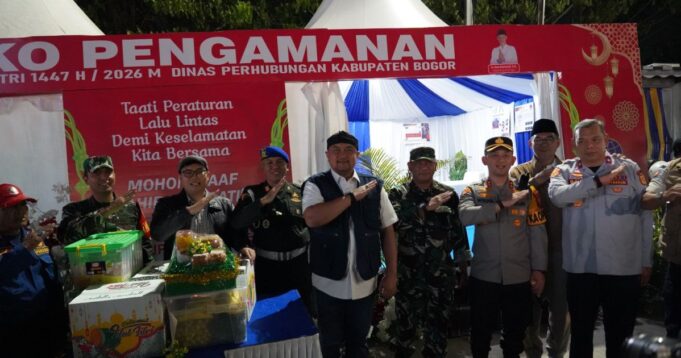 Tinjau Kesiapan Pos Pengamanan, Bupati Bogor Rudy Susmanto Pastikan Kesiapan Petugas dan Fasilitas Bagi Pemudik Berjalan Optimal