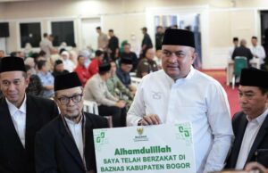 Bupati Bogor Rudy Susmanto Ajak Umat Muslim di Kabupaten Bogor Menunaikan Zakat Melalui BAZNAS