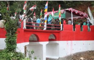 Warga Kecamatan Lengkong, Kampung Cinagrog, Kabupaten Sukabumi Sambut Bahagia Pembangunan Jembatan Garuda