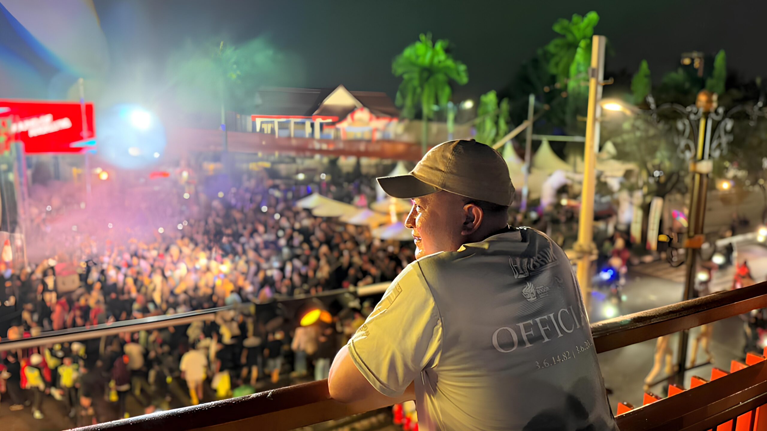 Bupati Bogor Rudy Susmanto Bersama Wali Kota Bogor Dedie A. Rachim Sambut Peserta HJB Run di Acara CFN Istimewa di Kawasan Tegar Beriman