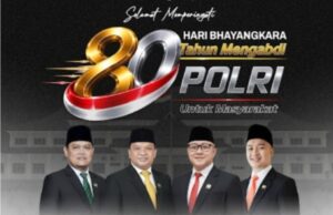 Sebagai Bentuk Sinergitas, DPRD Kabupaten Sukabumi Ucapkan Selamat Hari Bhayangkara Ke-80