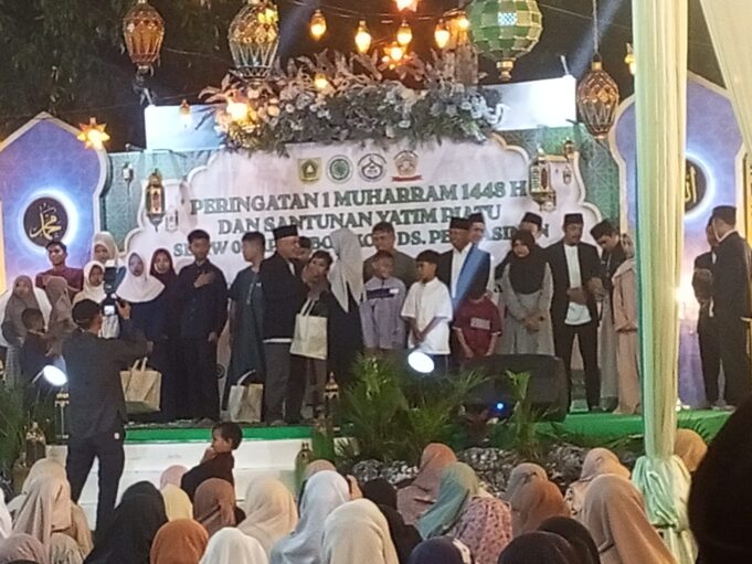 Dampingi Anak Yatim dan Piatu Selama Lebih Satu Dekade, Kepedulian Warga Kampung Kebun Kopi Terpancar Saat Perayaan Tahun Baru Islam 1 Muharam 1448 Hijriah