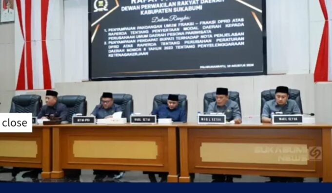 Perda Penyertaan Modal Kepada Perumda Pesona Pariwisata, DPRD Sukabumi akan Kaji Lebih Dalam Lagi