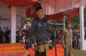 Ribuan Warga Antusias Ikuti Upacara HUT RI Ke-81 Tingkat Kecamatan Tajurhalang di Lapangan Inkopad