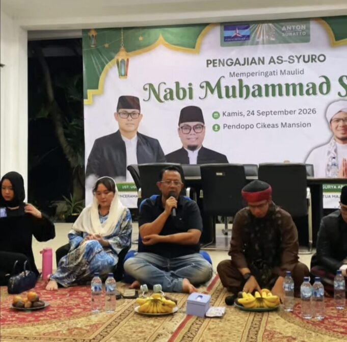 Majelis As-Syuro Binaan Anton Sukartono Suratto Gelar Maulid Nabi Muhammad SAW, Ratusan Jamaah Hadir dengan Penuh Antusias