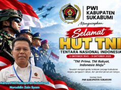 Perkuat Ketahanan Informasi di HUT TNI ke-81, PWI Sukabumi Suarakan Pentingnya Kolaborasi Pers dan TNI