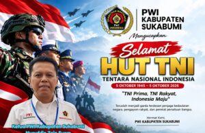 Perkuat Ketahanan Informasi di HUT TNI ke-81, PWI Sukabumi Suarakan Pentingnya Kolaborasi Pers dan TNI