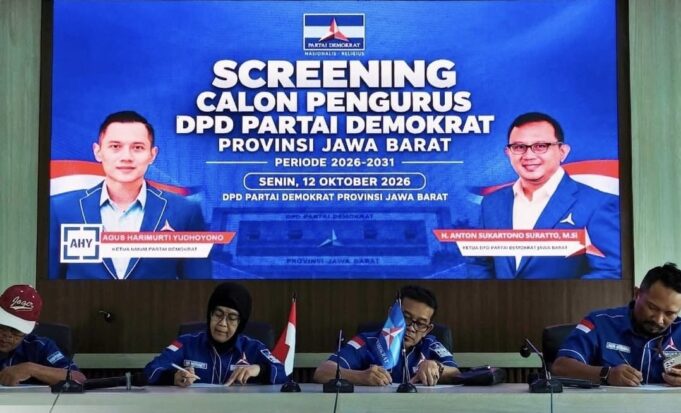 DPD Partai Demokrat Jawa Barat Resmi Gelar Screening Calon Pengurus Periode 2026 – 2031