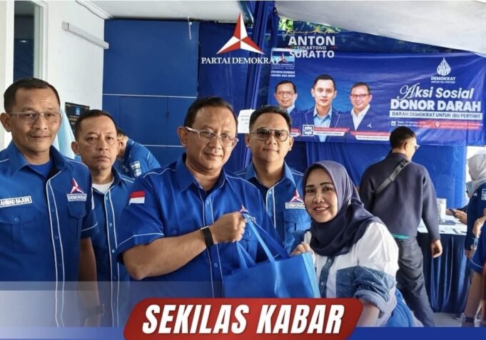 Bertajuk Darah Demokrat untuk Ibu Pertiwi, DPD Partai Demokrat Jawa Barat Gelar Aksi Sosial Donor Darah